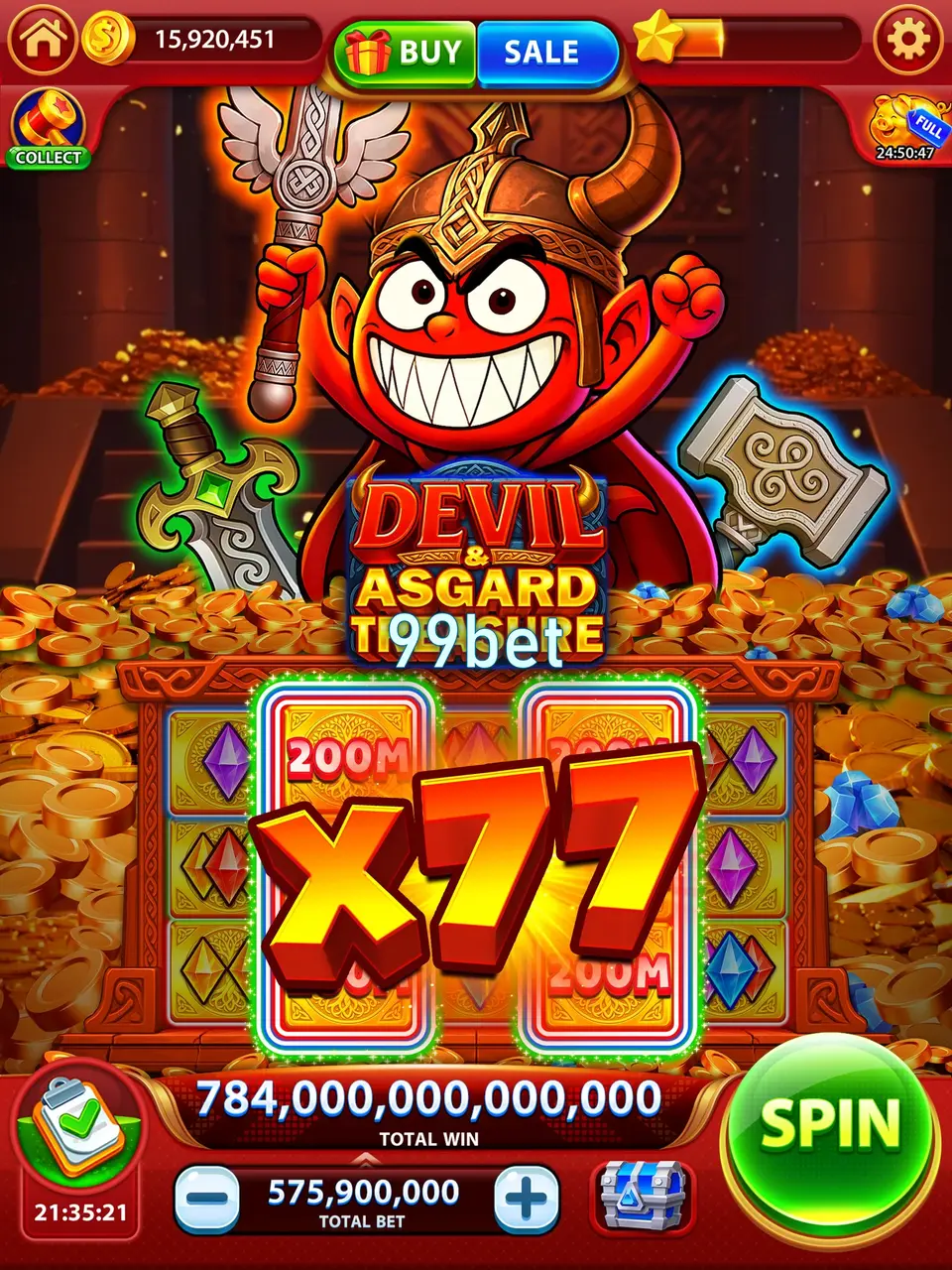 99bet Capturas de tela Oficial APK